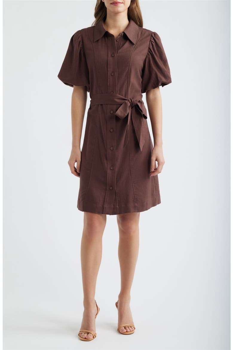 Lenni Button Front Minidress