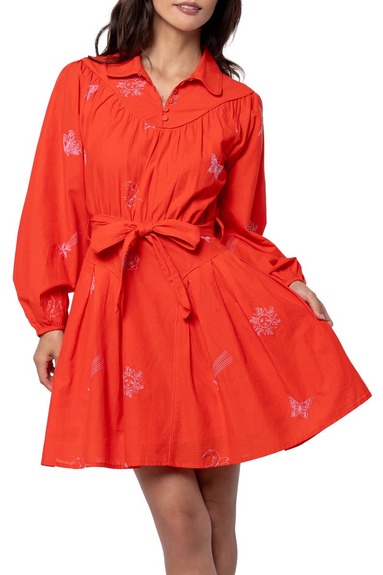 Zephyr Long Sleeve Minidress