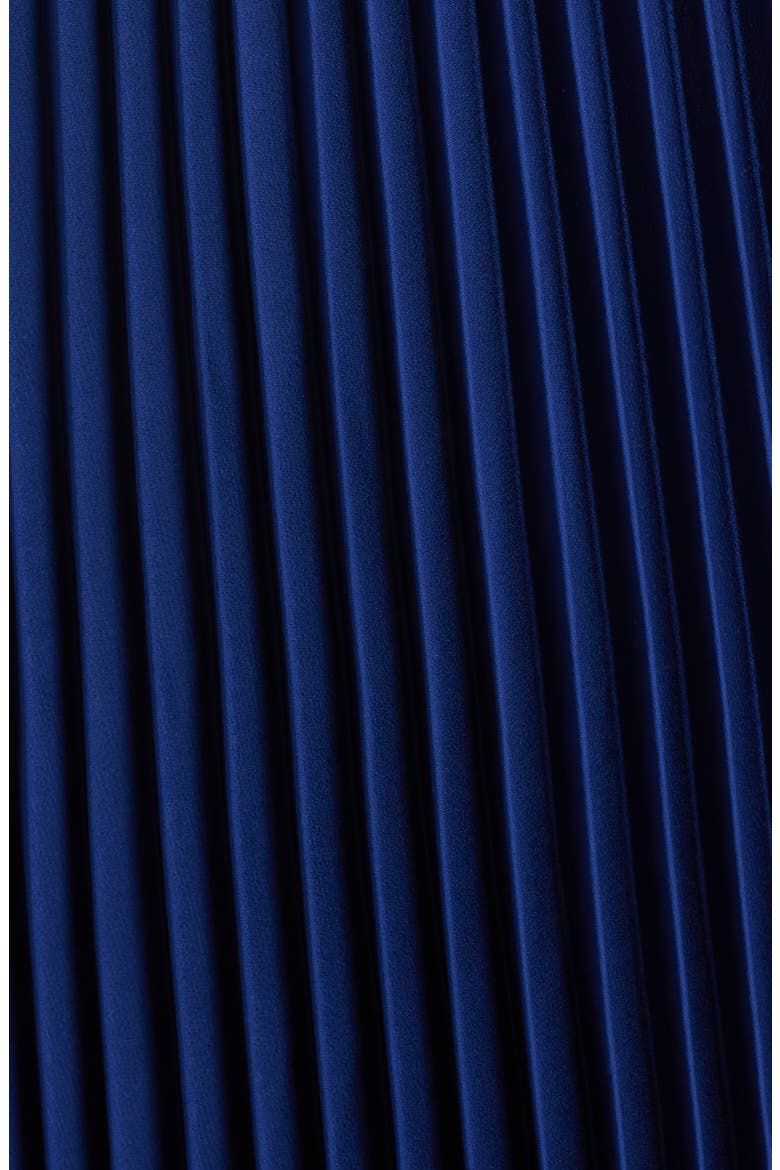 Fadridi Rib & Pleated Midi A-Line Dress