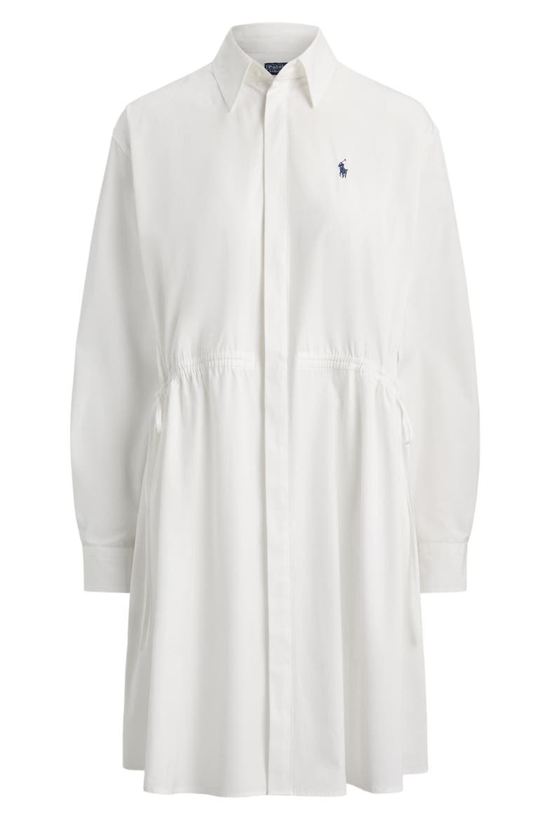 Long Sleeve Cotton Poplin Shirtdress