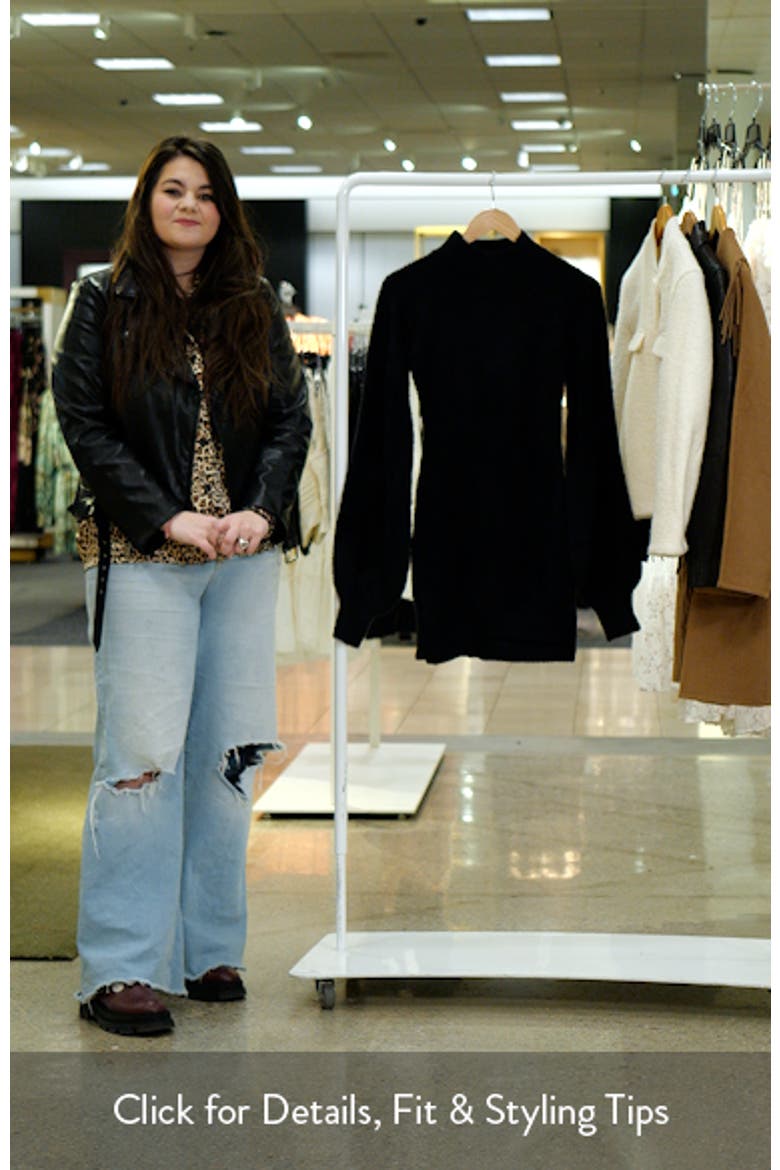 Daril Long Sleeve Sweater Minidress