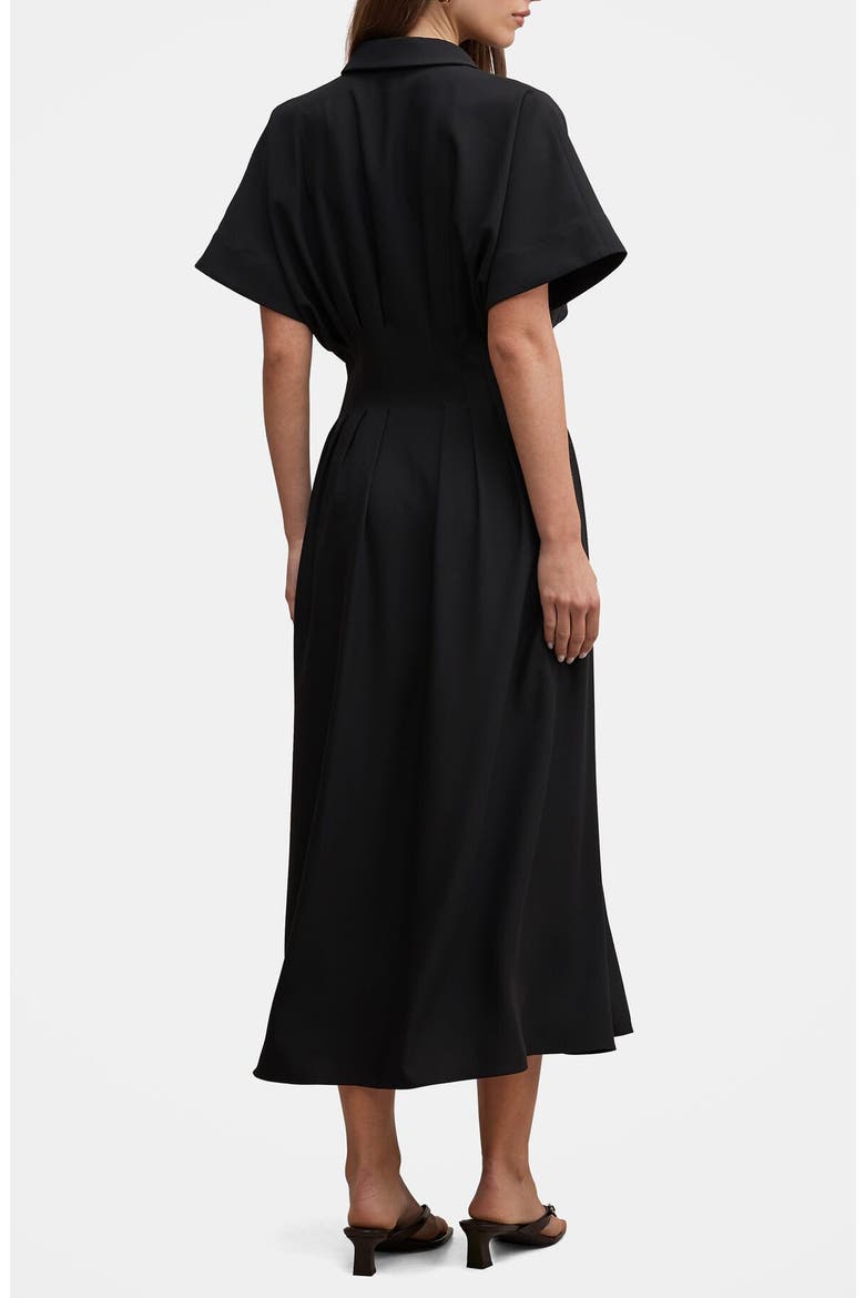 Luciana Darted Midi Shirtdress