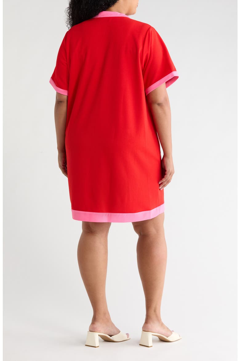 Durmela Contrast Shift Minidress