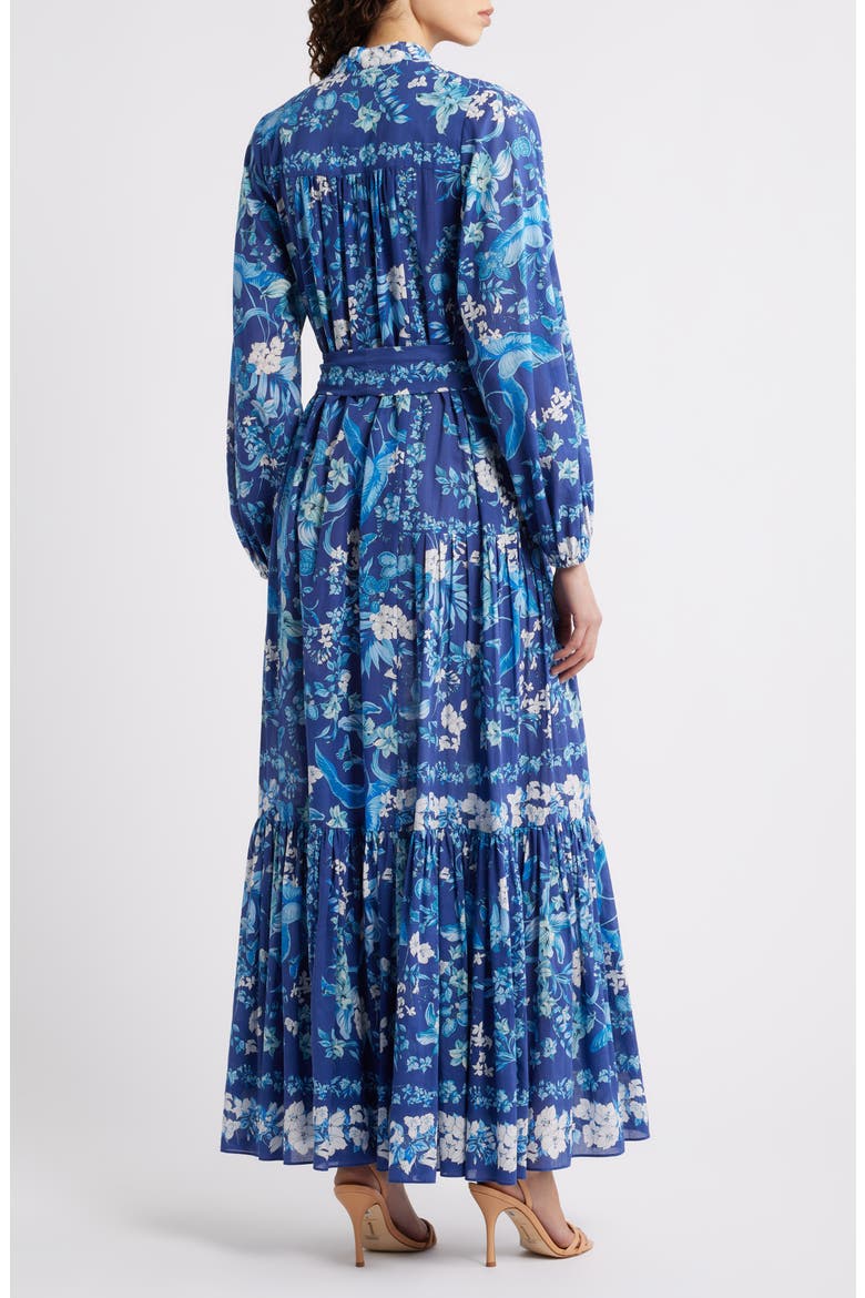 Zariah Print Long Sleeve Shirtdress