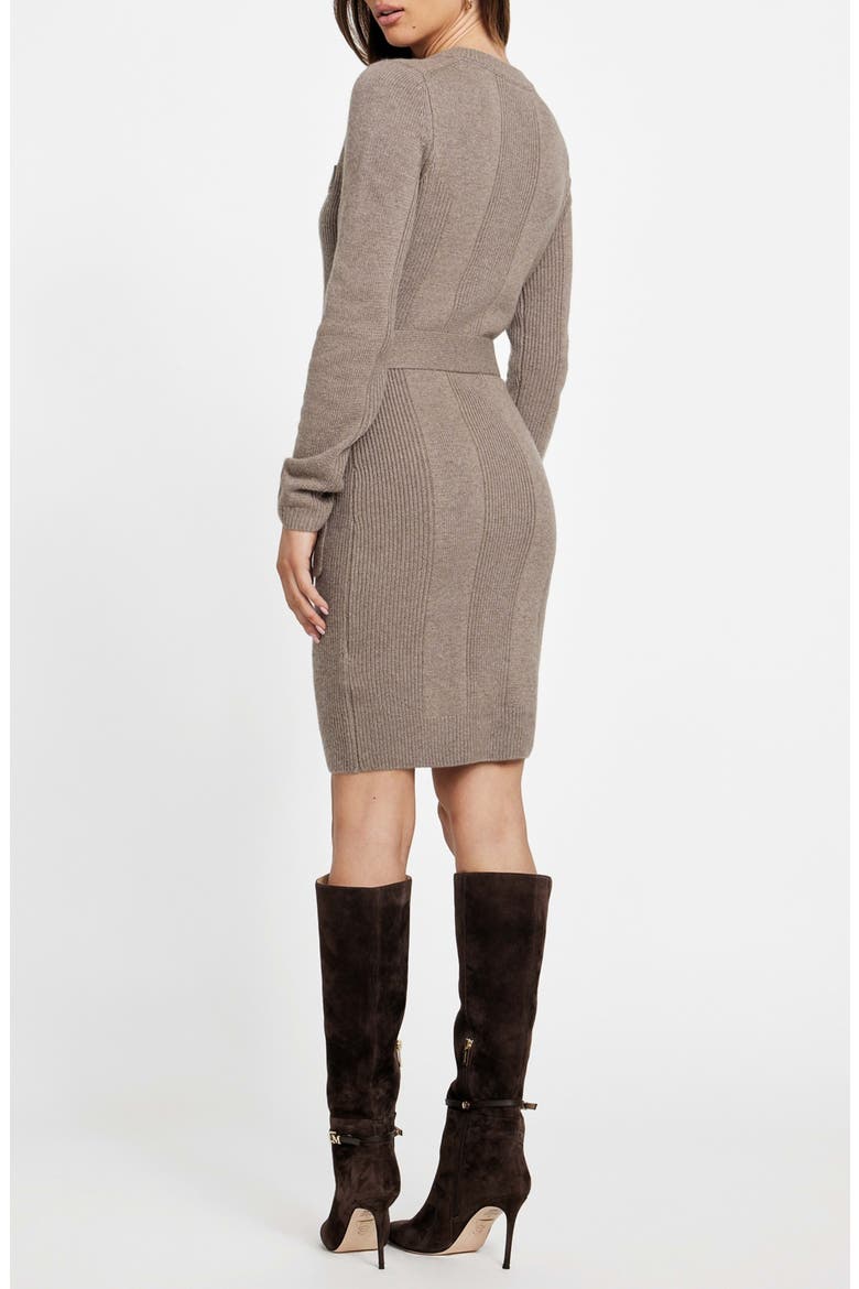 Afrah Long Sleeve Sweater Dress