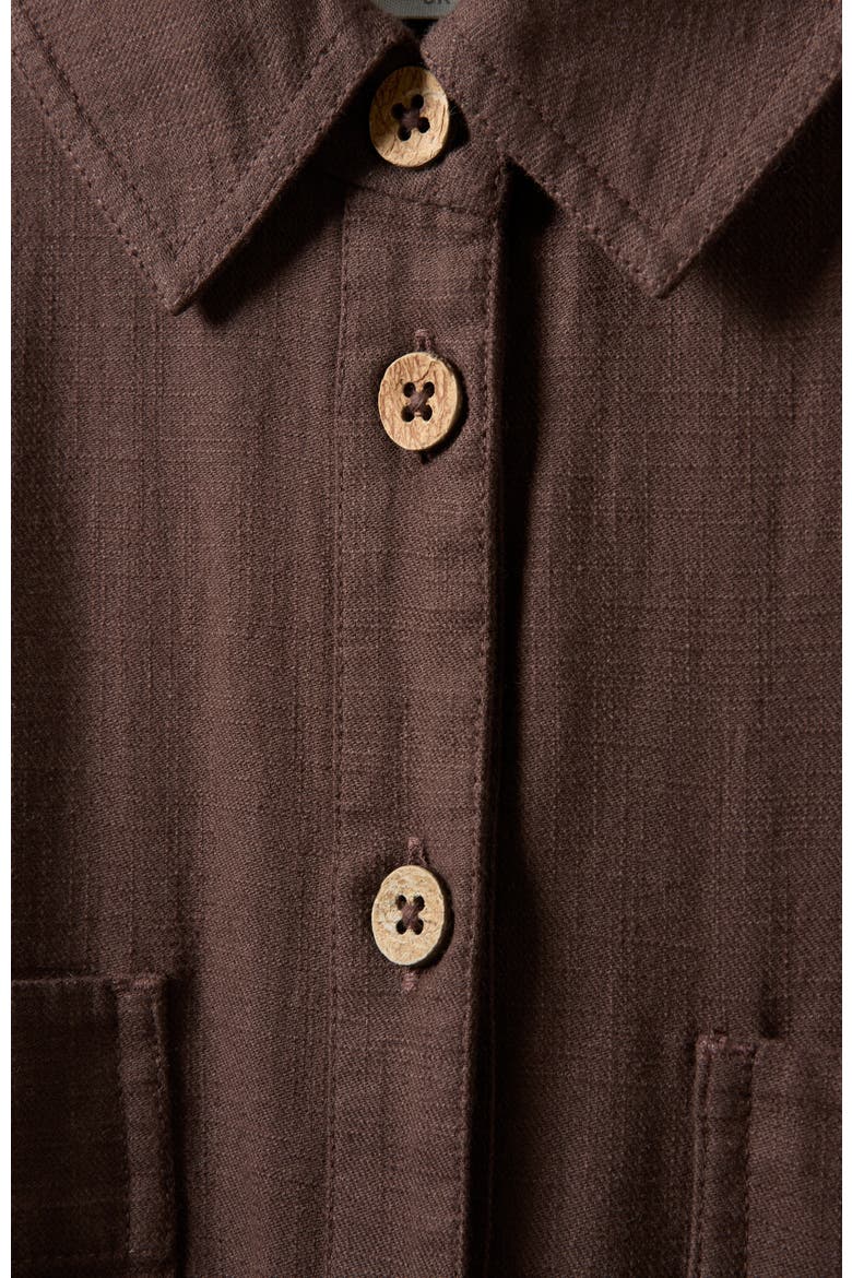 Belted Safari Midi Shirt Dress