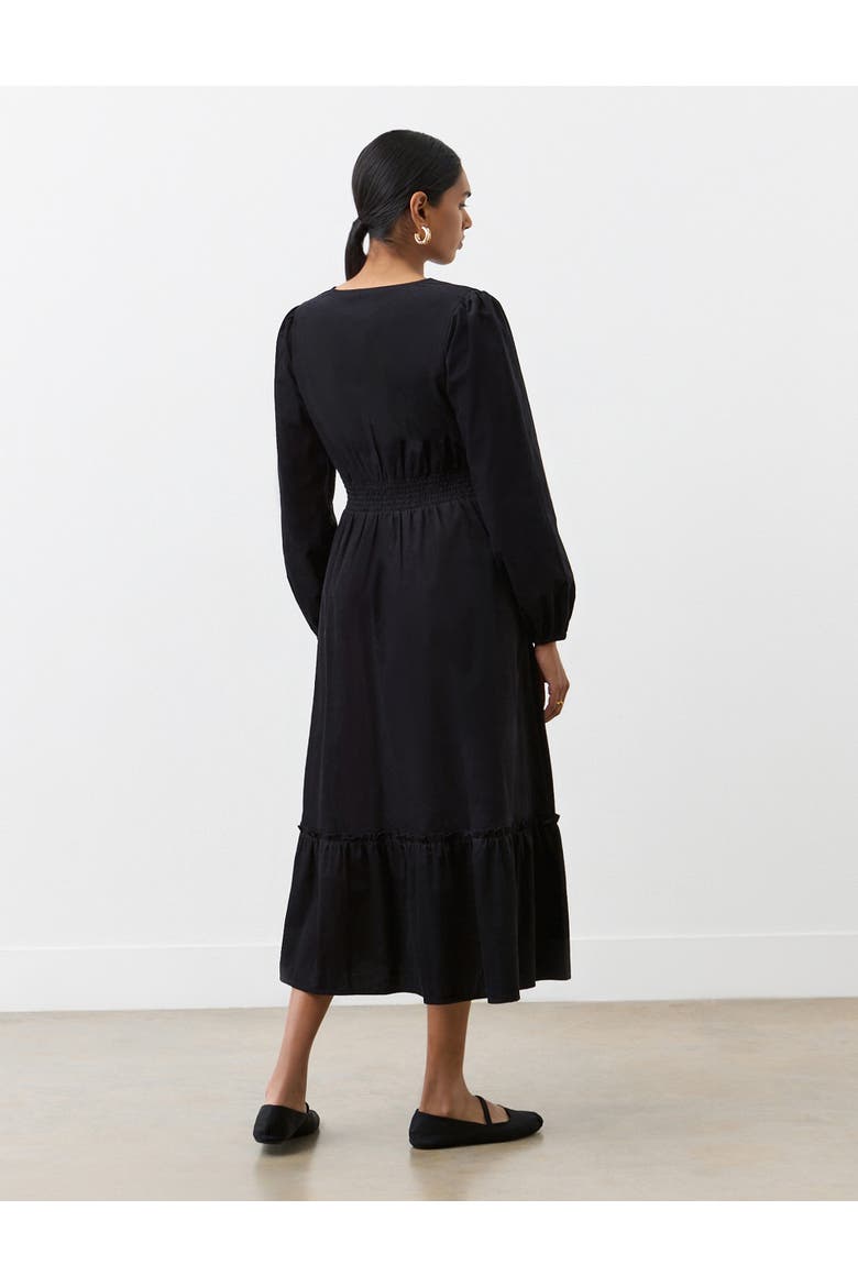 Arizona Long Sleeve Corduroy Midi Dress