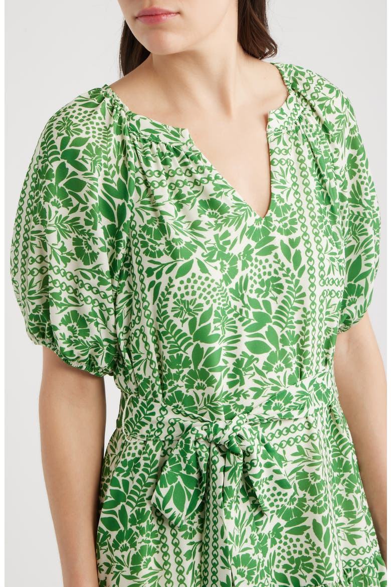 Floral Puff Sleeve Minidress