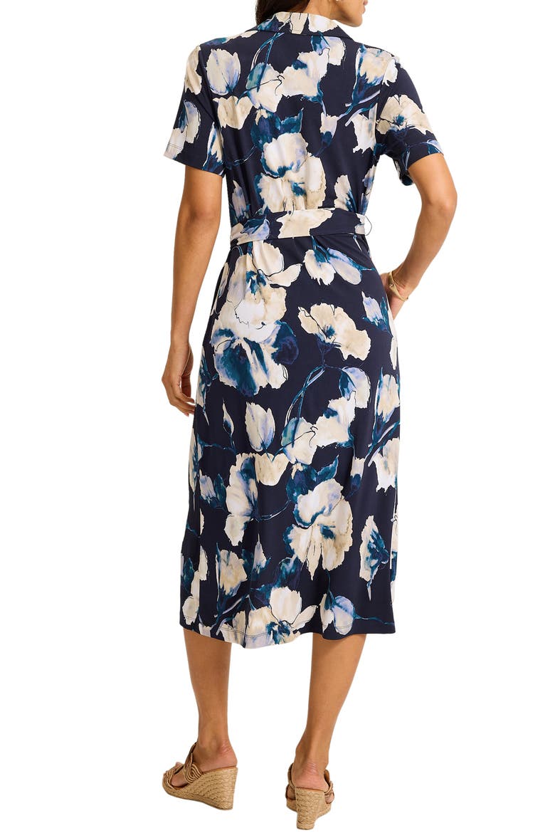 Carmela Beleza Blossom Tie Belt UPF 30+ Shirtdress