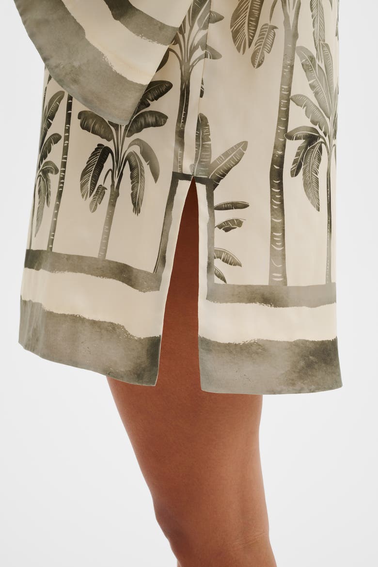 Leonella V-Neck Tunic Mini Dress