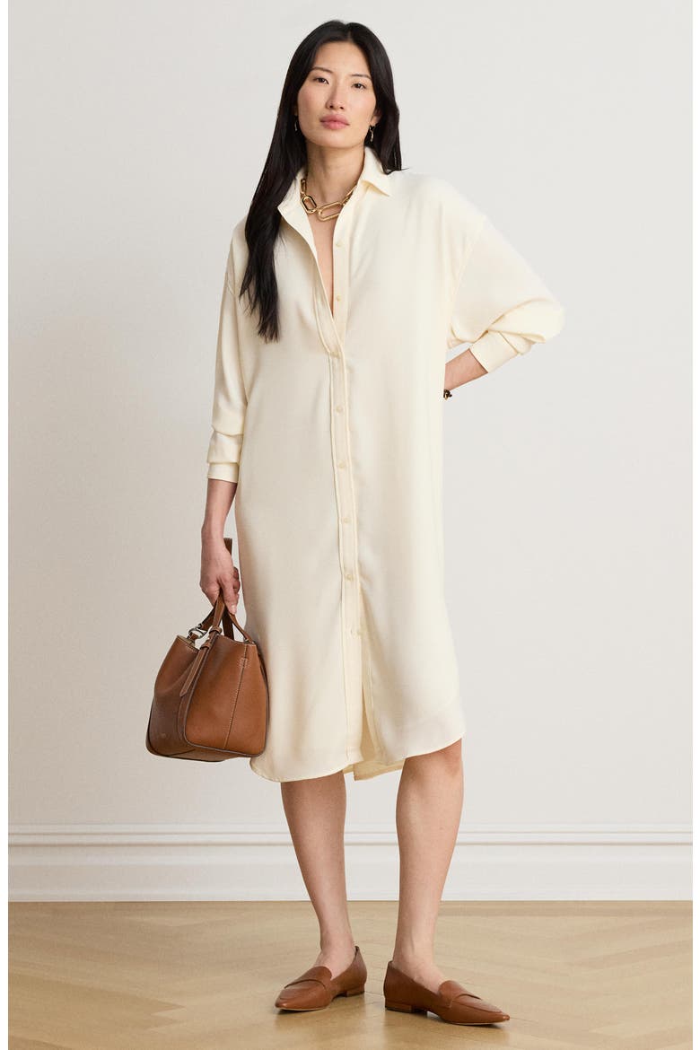 Georgette Midi Shirtdress