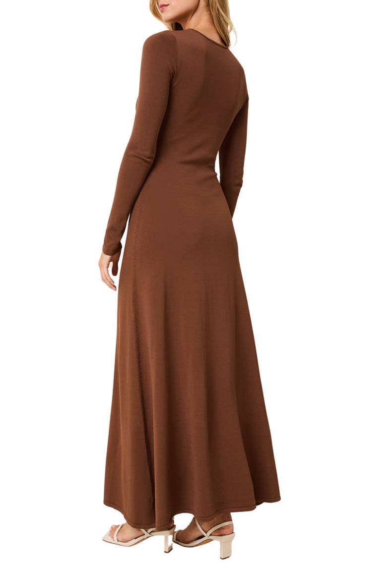 The Dora Long Sleeve Knit Maxi Dress