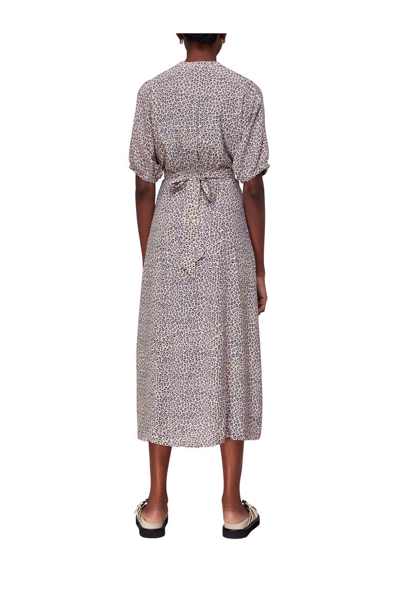 Dashed Leopard Midi Dress