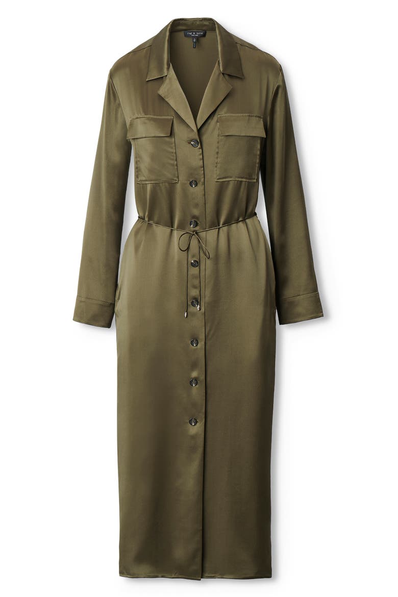 Sonny Silk Midi Shirtdress