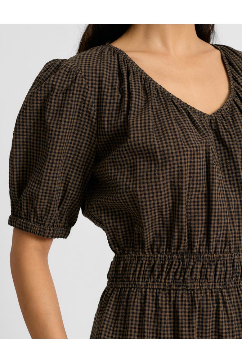 Gingham Midi Dress
