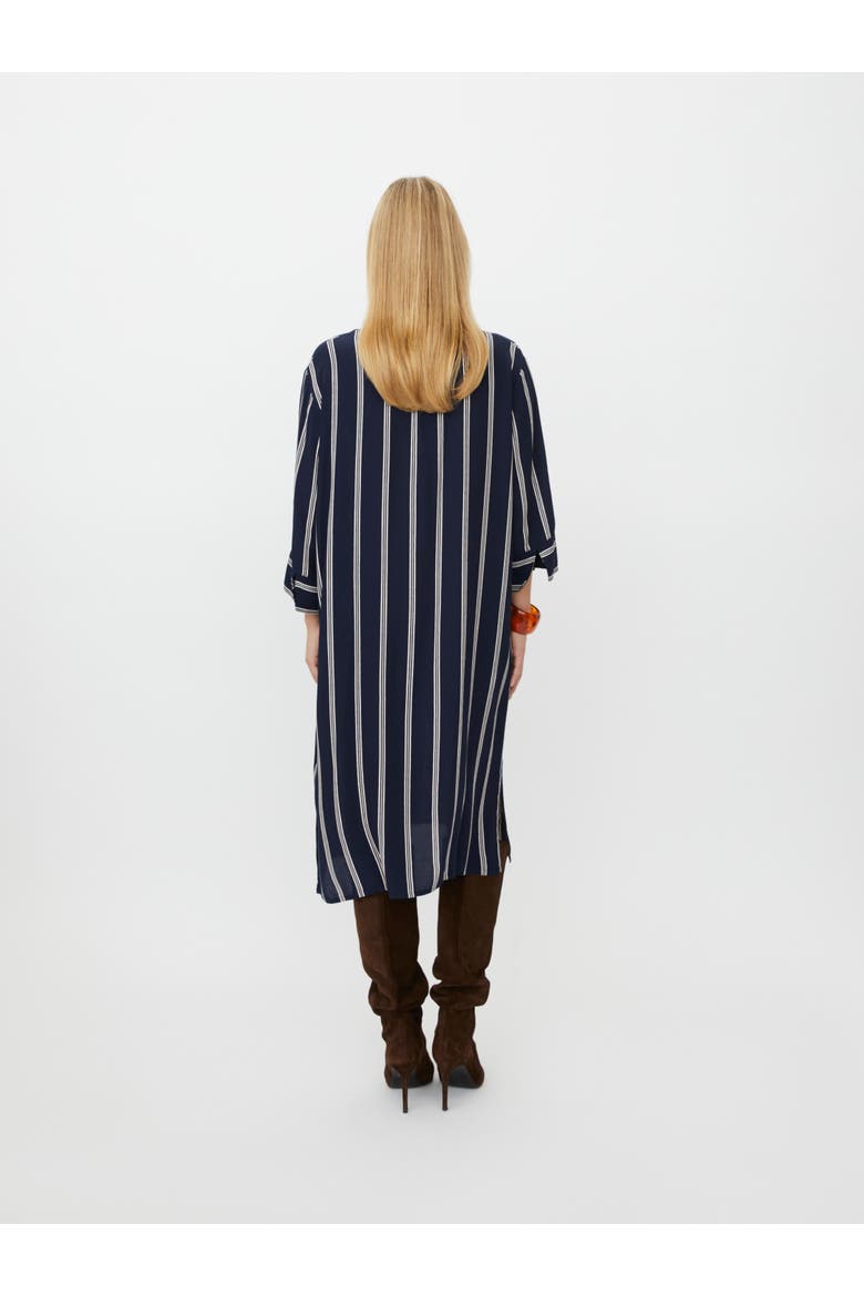 MaNimes Striped Midi Dress