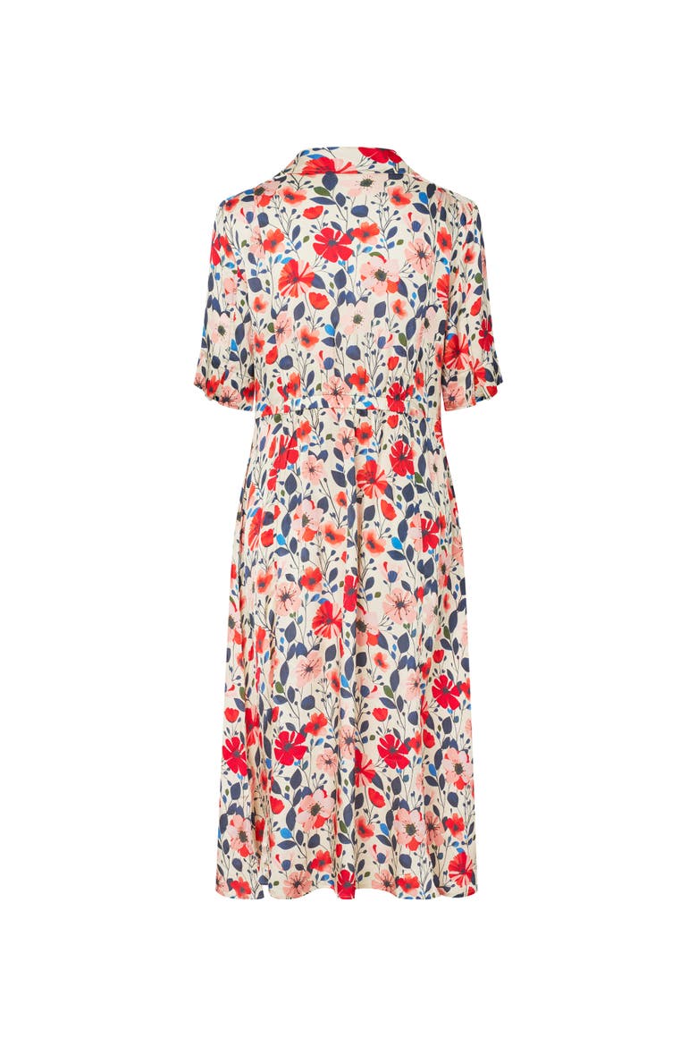 Collared Midi Shirt Dress