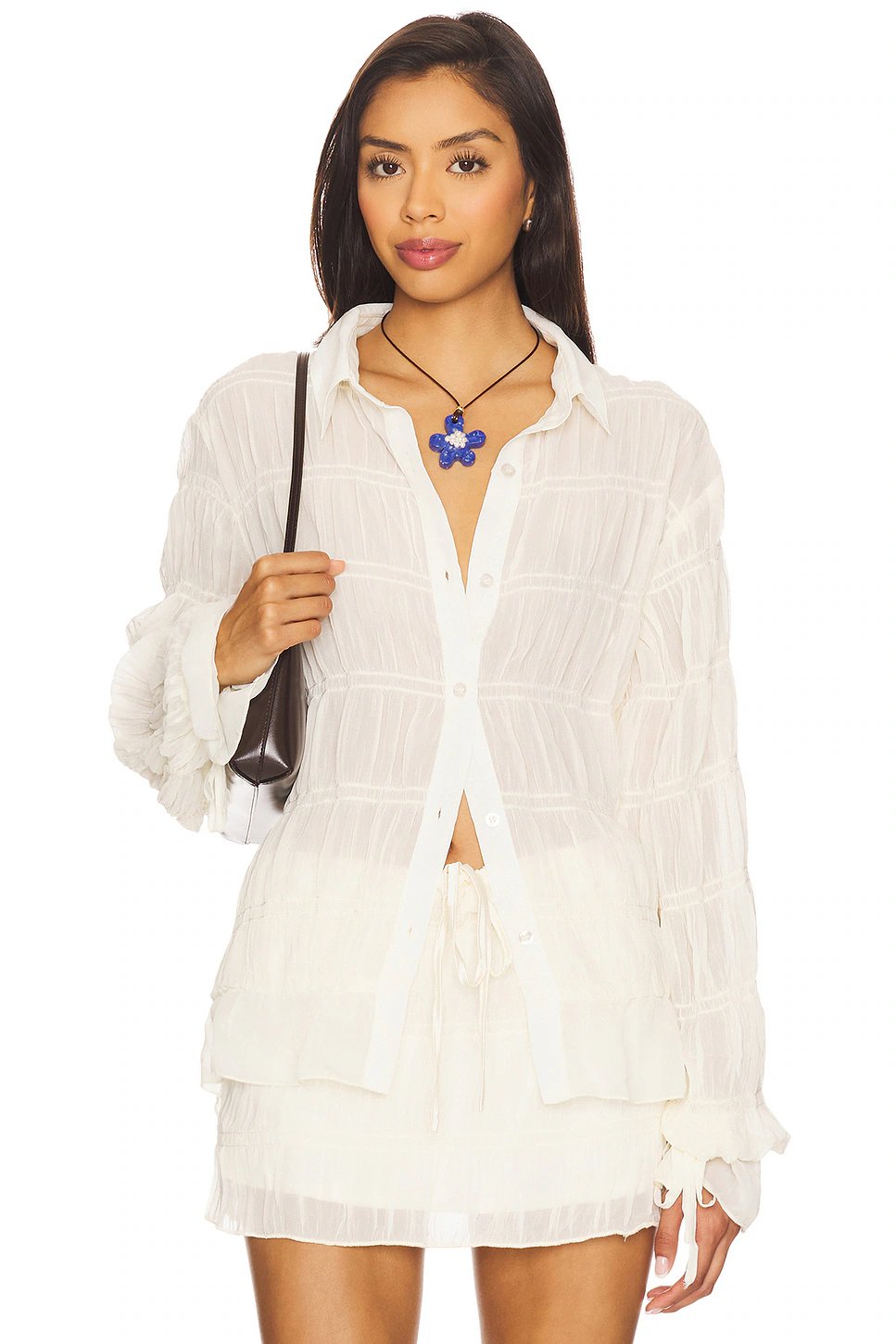 SNDYS La Louisiane Shirt in Shell - Image 1