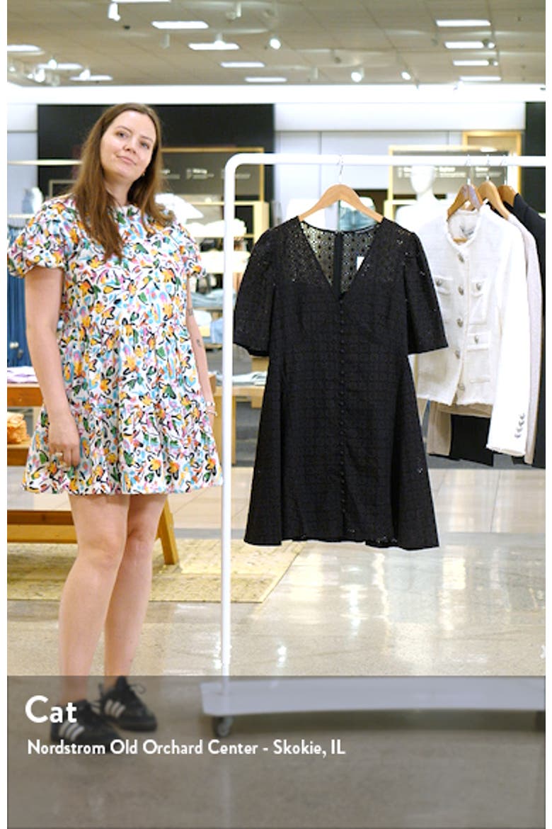 Broderie Lace Minidress