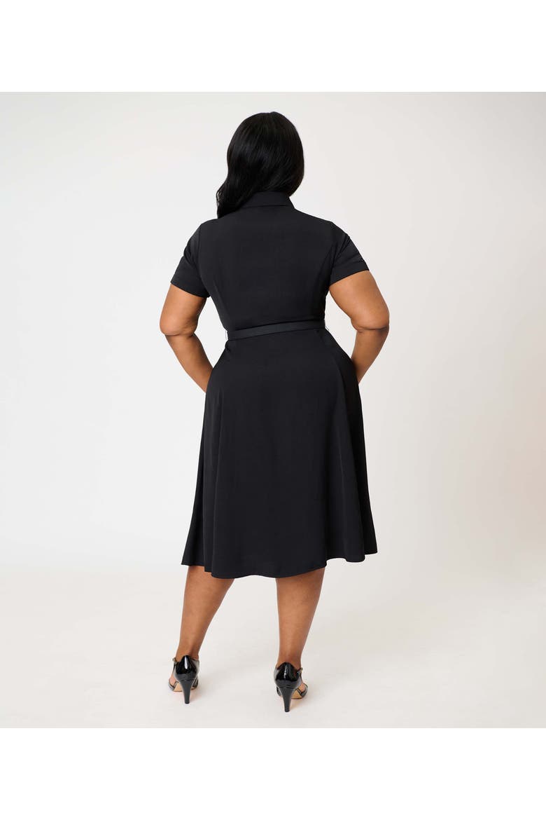 Plus Size 1940s Shirt Dress