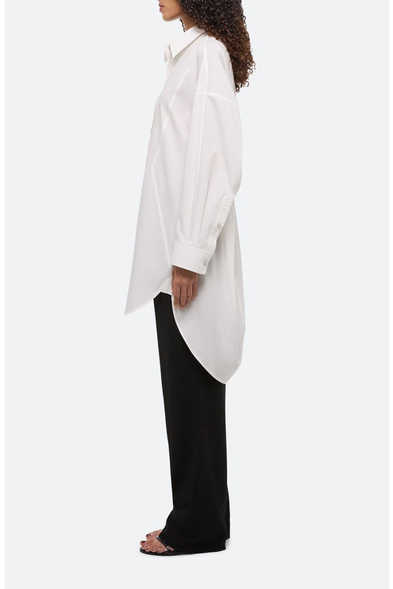 Long Sleeve Cotton Mini Shirtdress