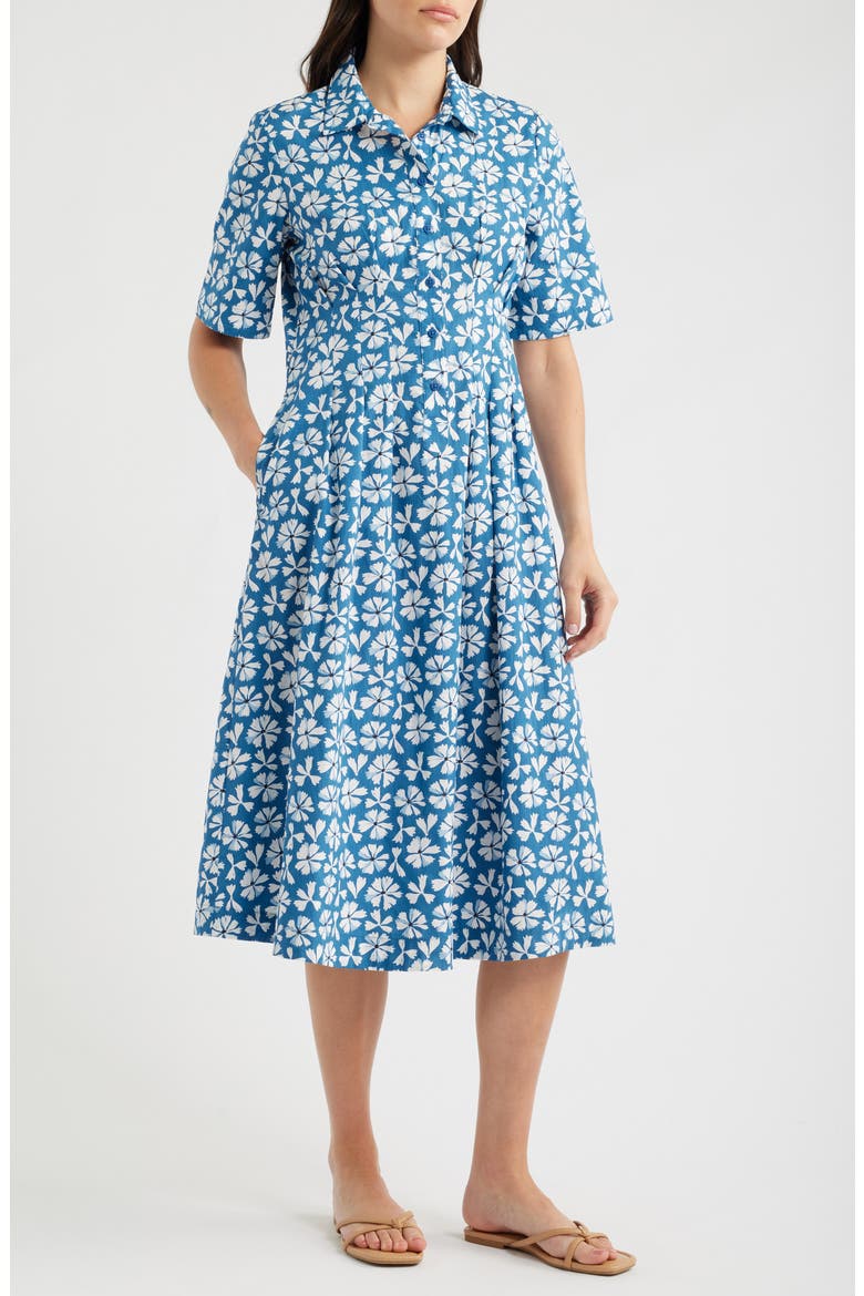 Organic Cotton Midi Shirtdress