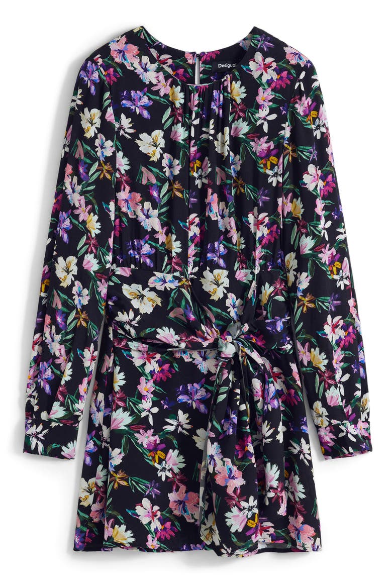 Floral Long Sleeve Minidress