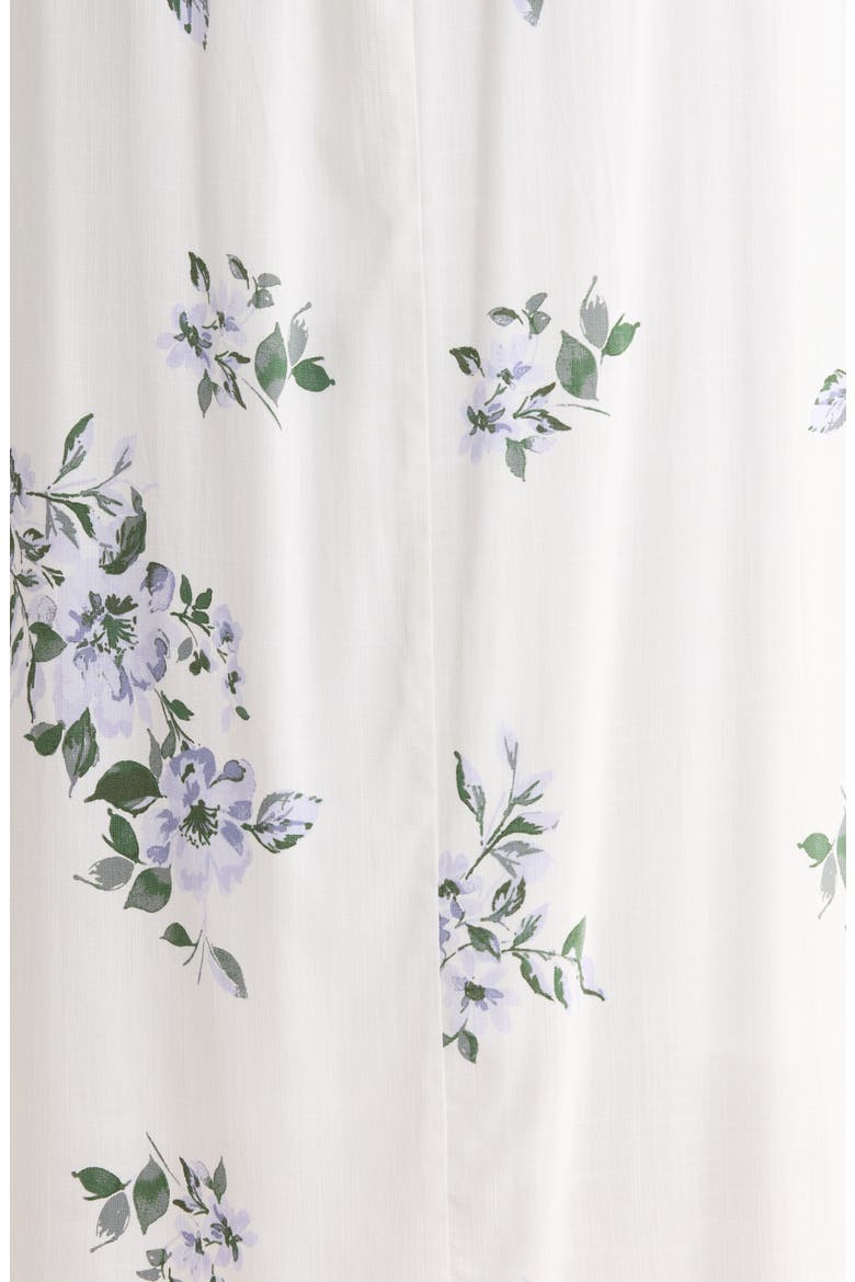 Porto Floral Smocked Midi Dress