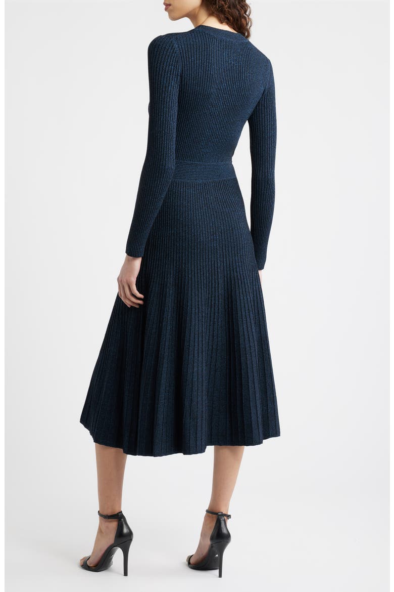 The Sandra Long Sleeve Sweater Dress