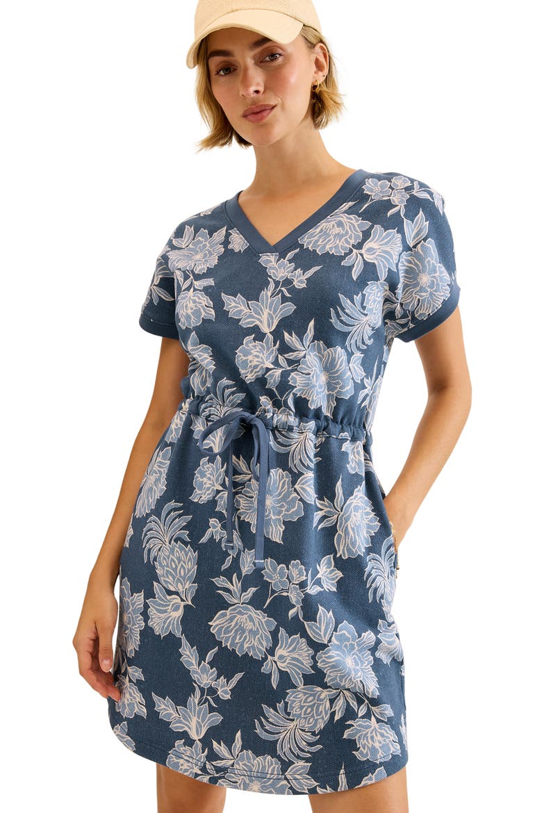 Marina Del Mar Print Tie Waist Dress