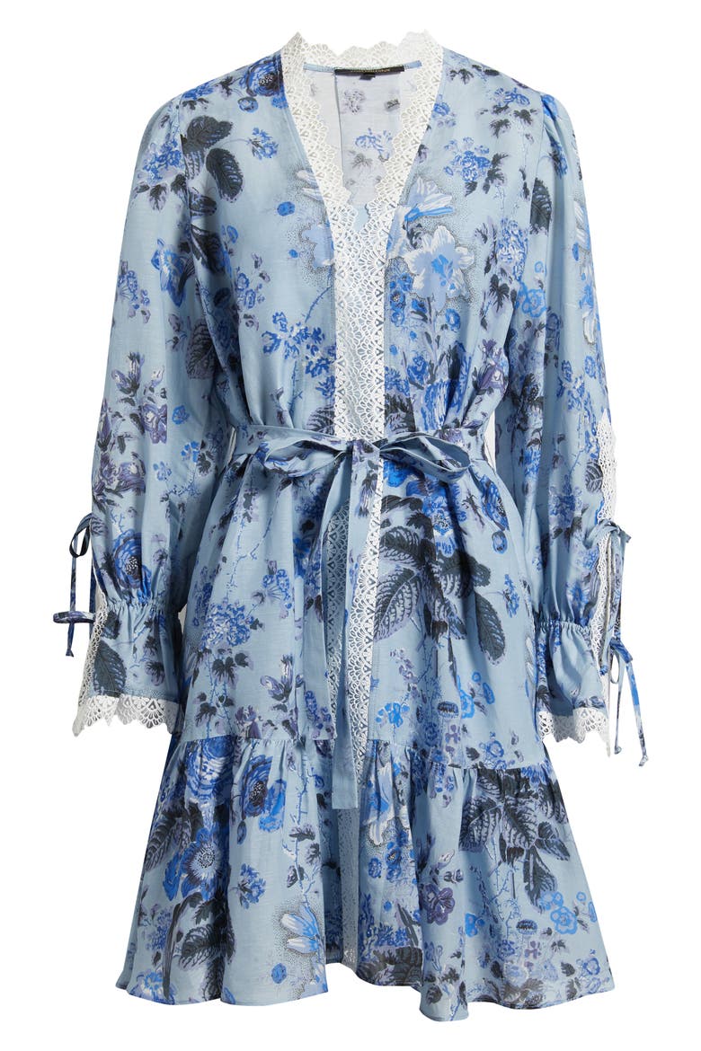 Beli Tie Waist Long Sleeve Dress