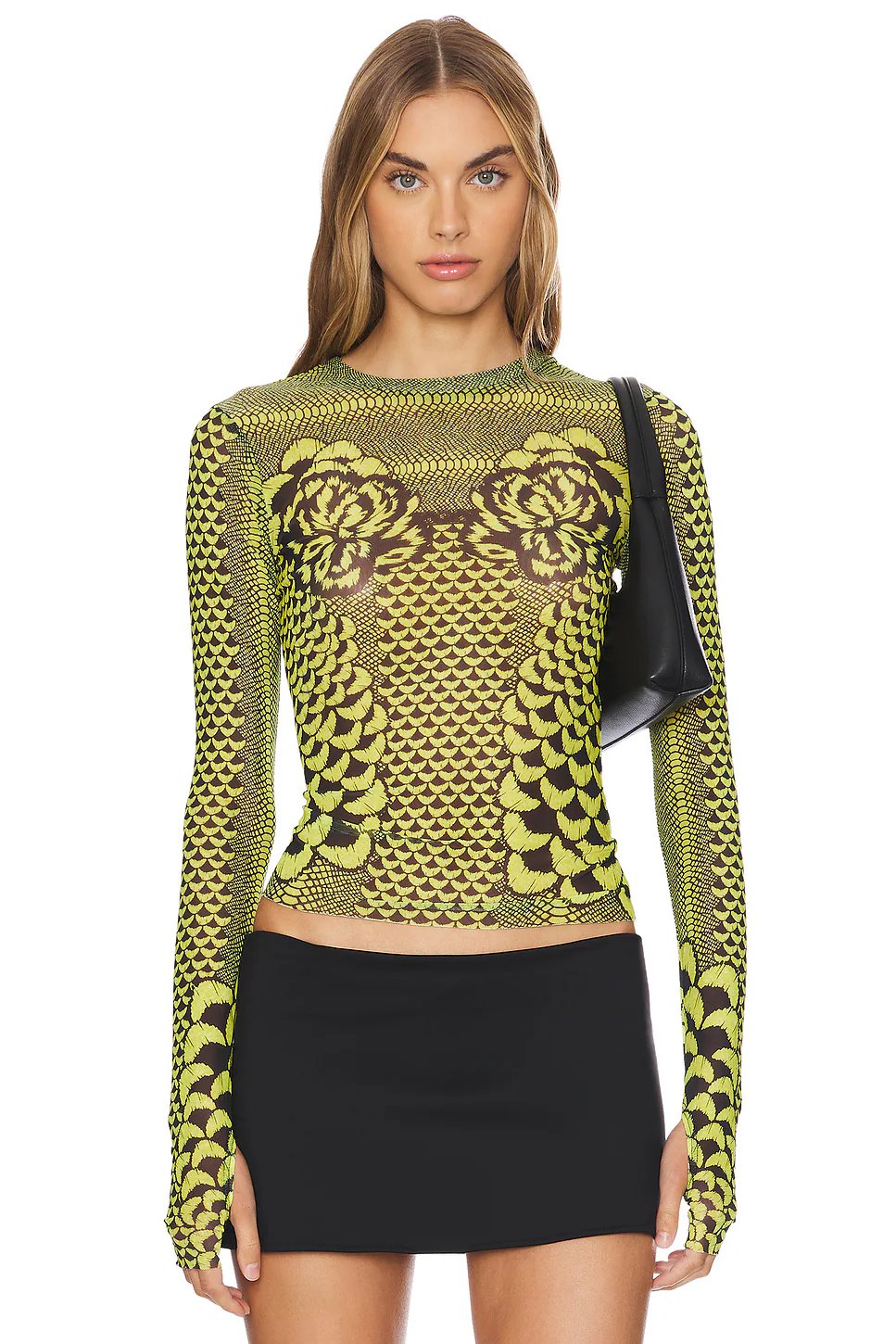 AFRM Kaylee Top in Citrus Petals - Image 1