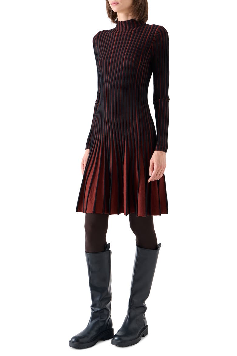 Ribbed Virgin Wool Dress