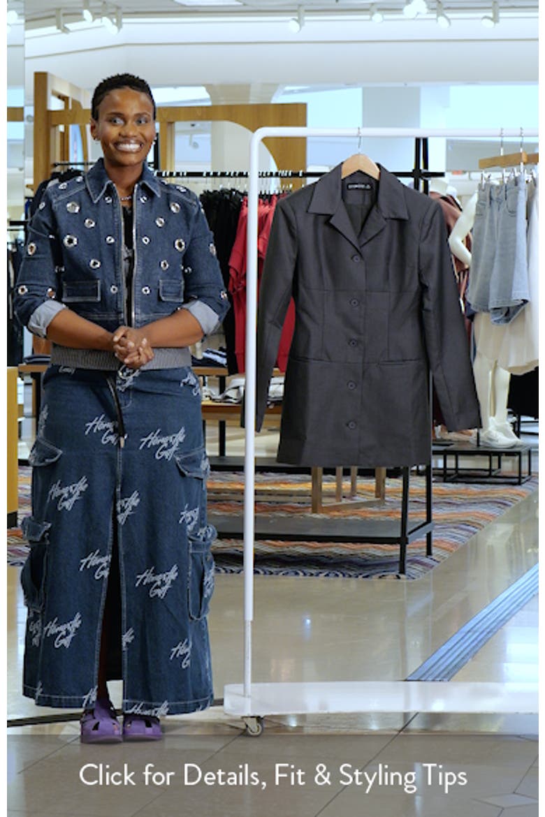 Carmela Long Sleeve Mini Coat Dress