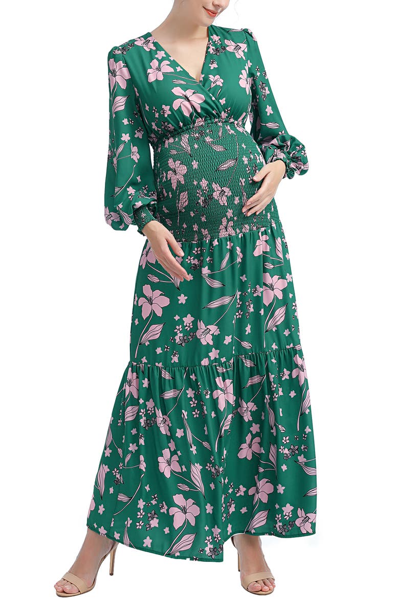 Caroline Maternity Maxi Dress