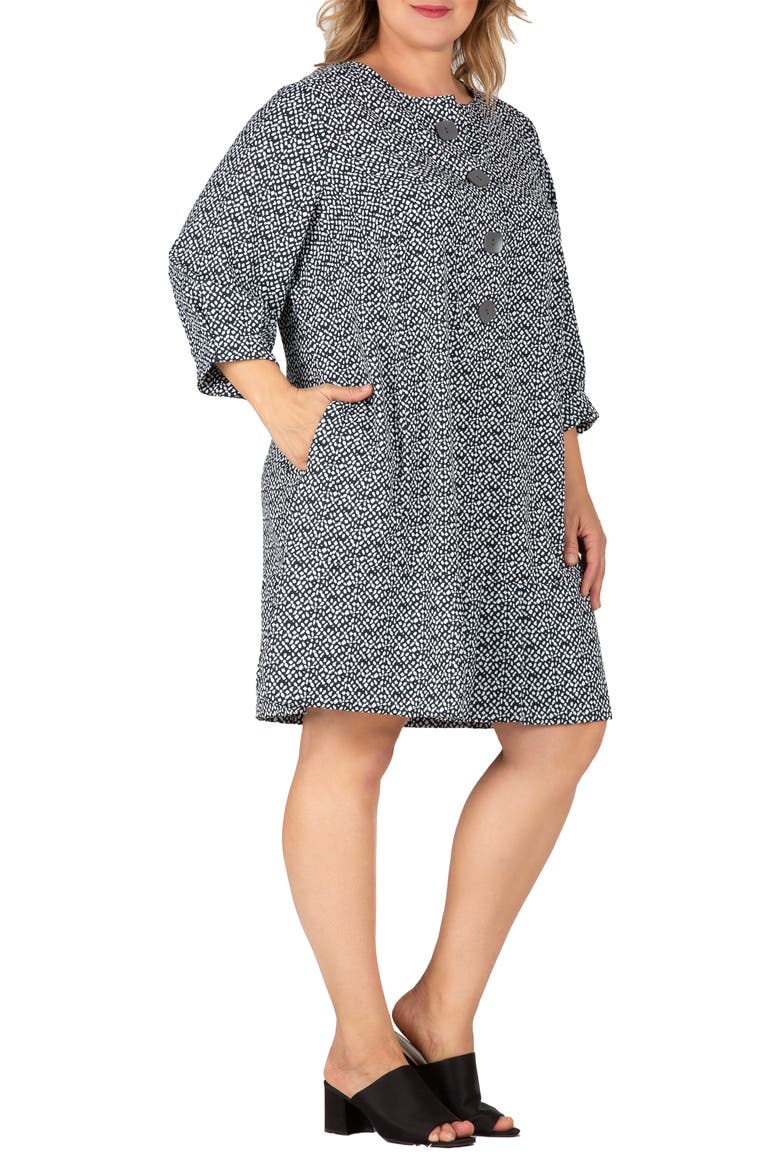 Long Sleeve Flounce Dress