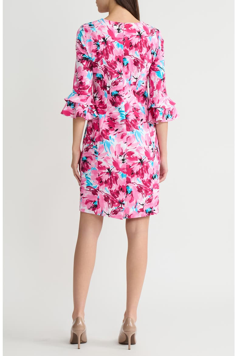 Double Flutter Sleeve Dress