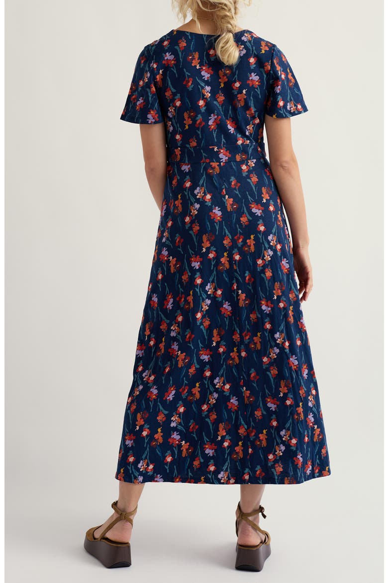 Chateaux Floral Organic Cotton Midi Dress