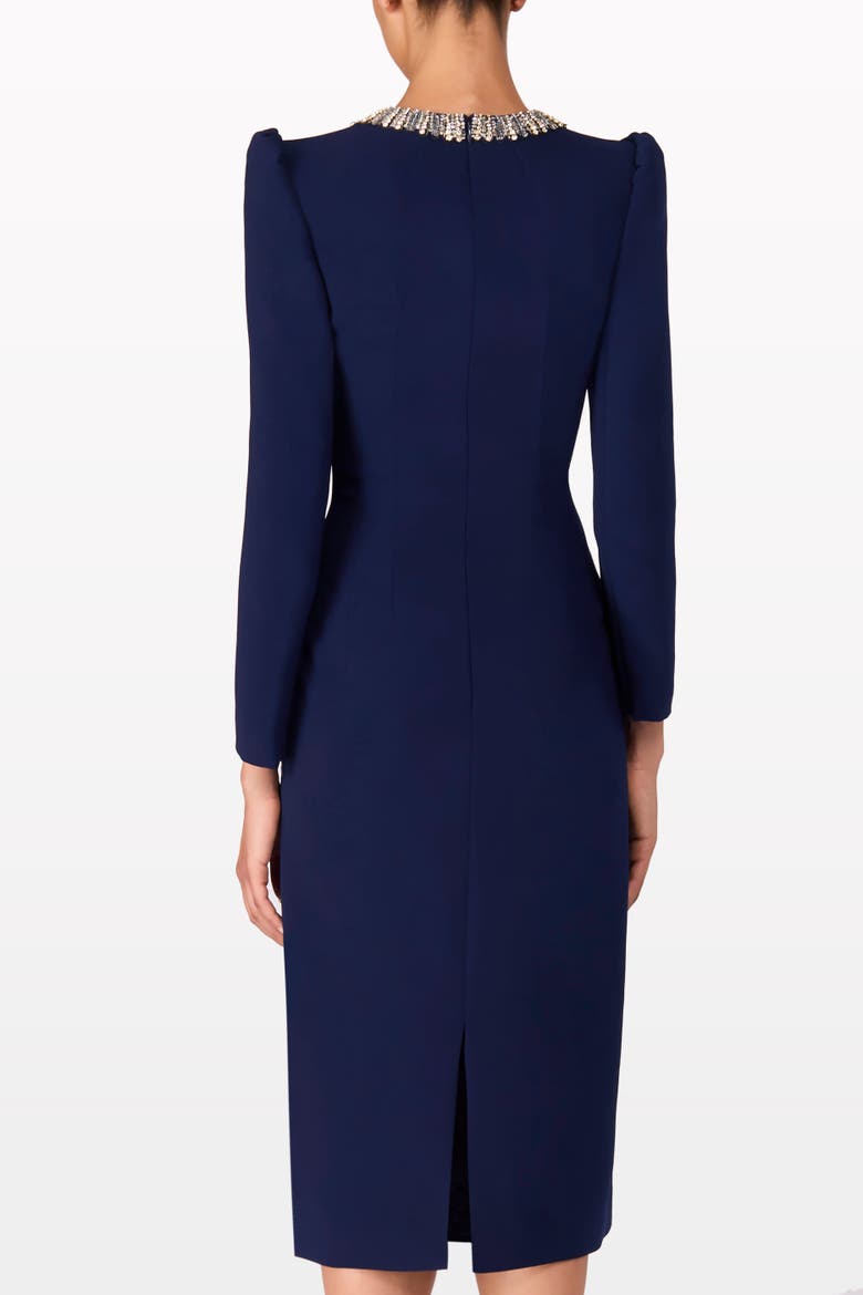 Cora Long-Sleeve Midi Dress