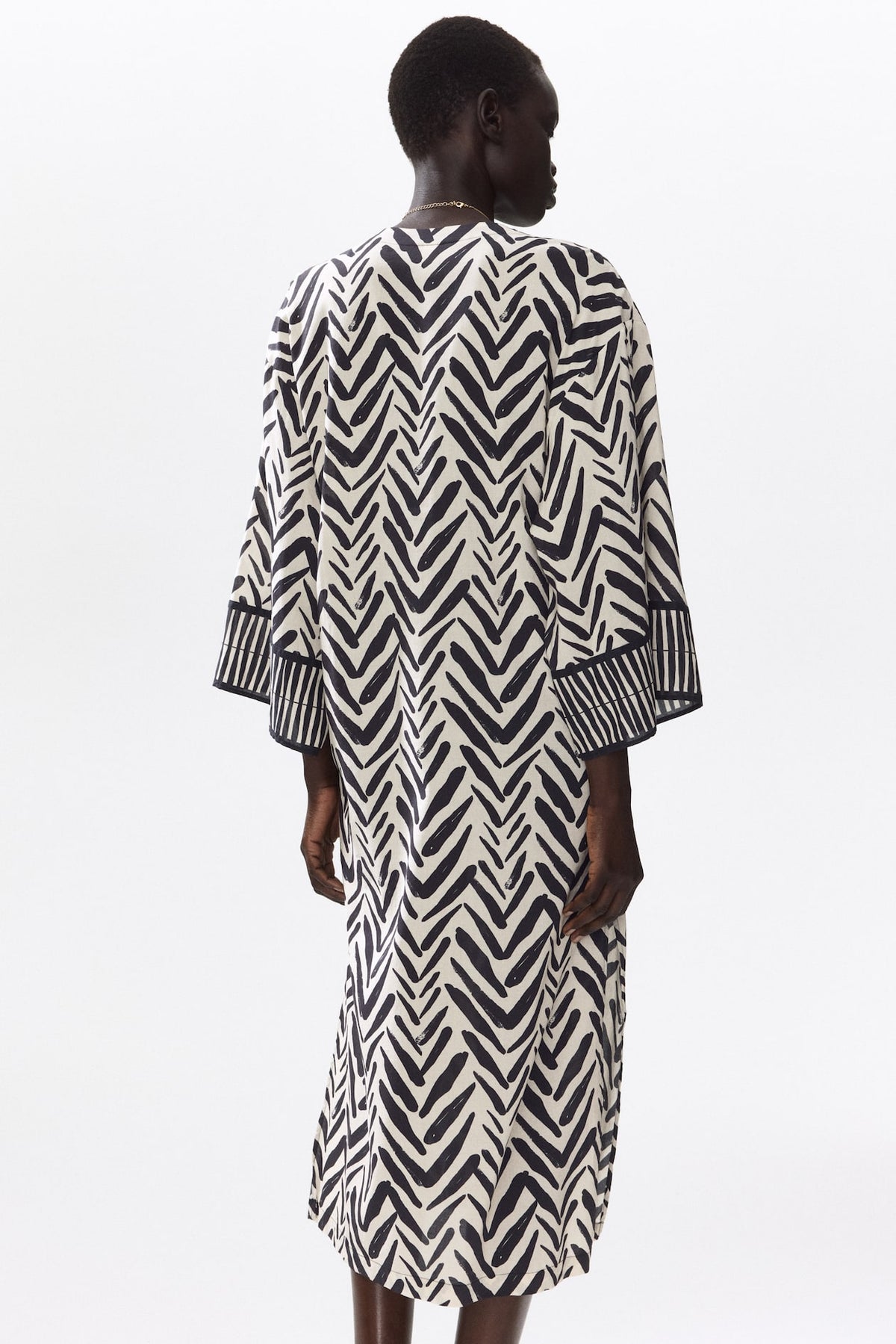 Tie-Belt Tunic Dress