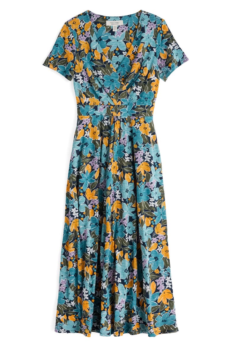 Chapelle Short Sleeve Organic Cotton Midi Dress