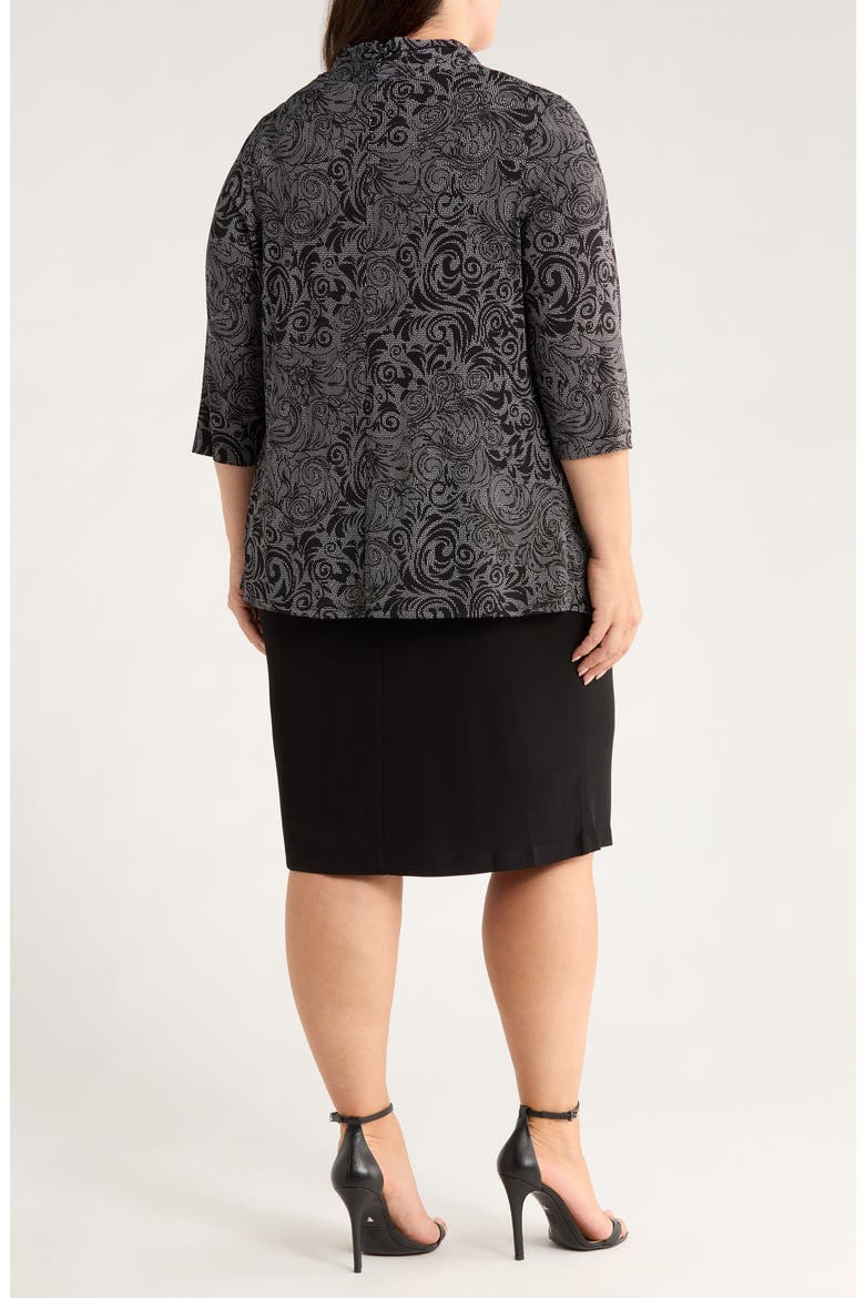 Mock Jacket Dress