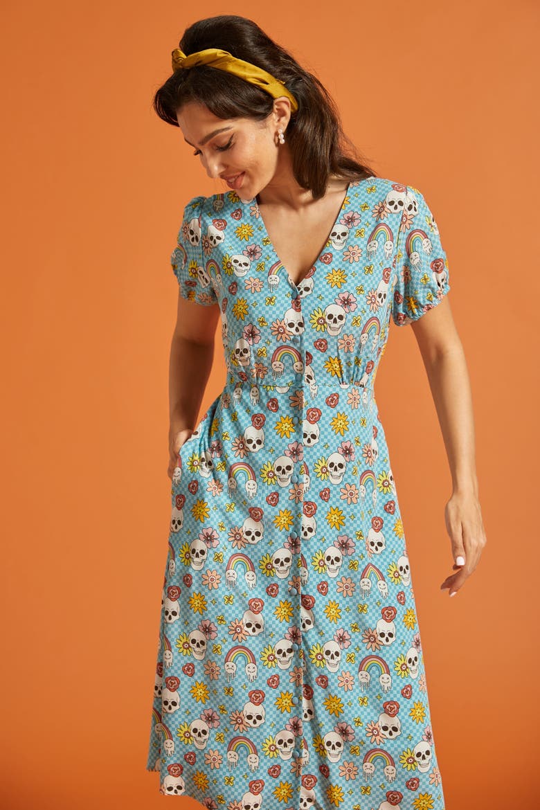 Sundae Stunner Button Front Dress