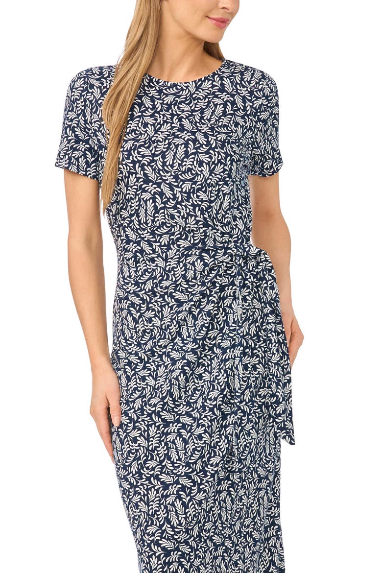 Side Tie Midi Dress