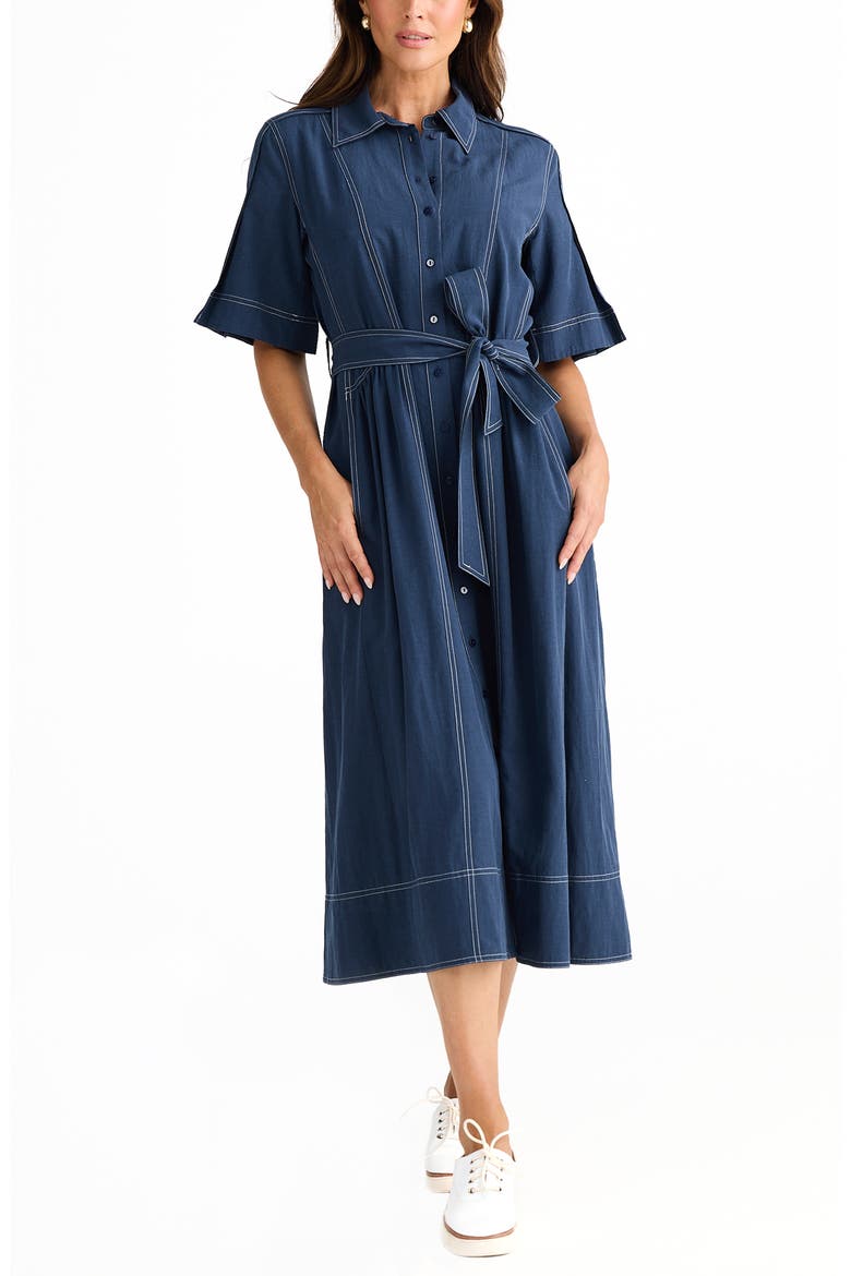 Leo Maxi Shirtdress