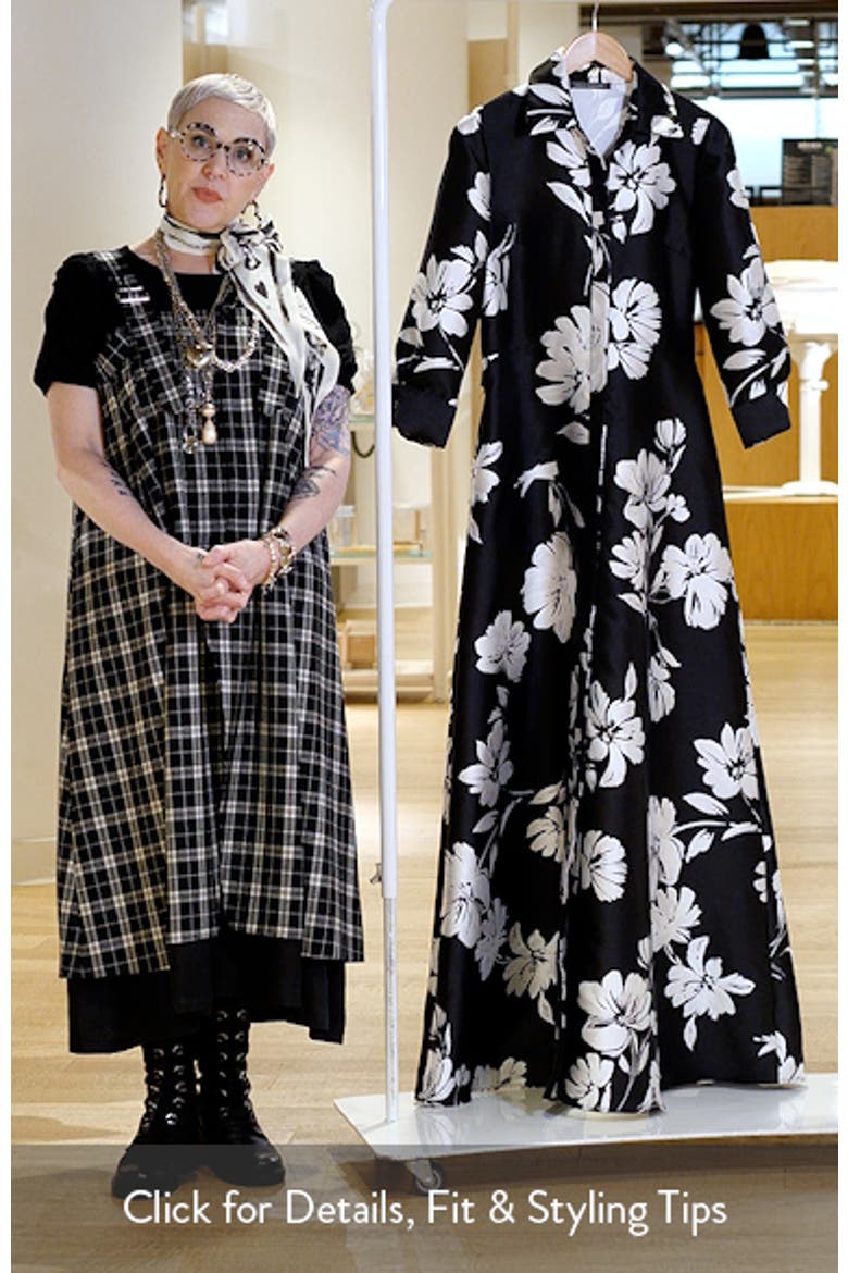 Floral Shirtdress Gown