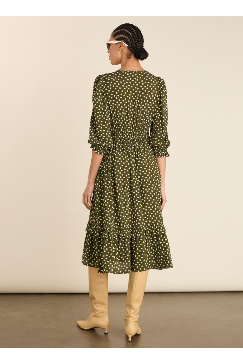Christine Printed Midi Dress