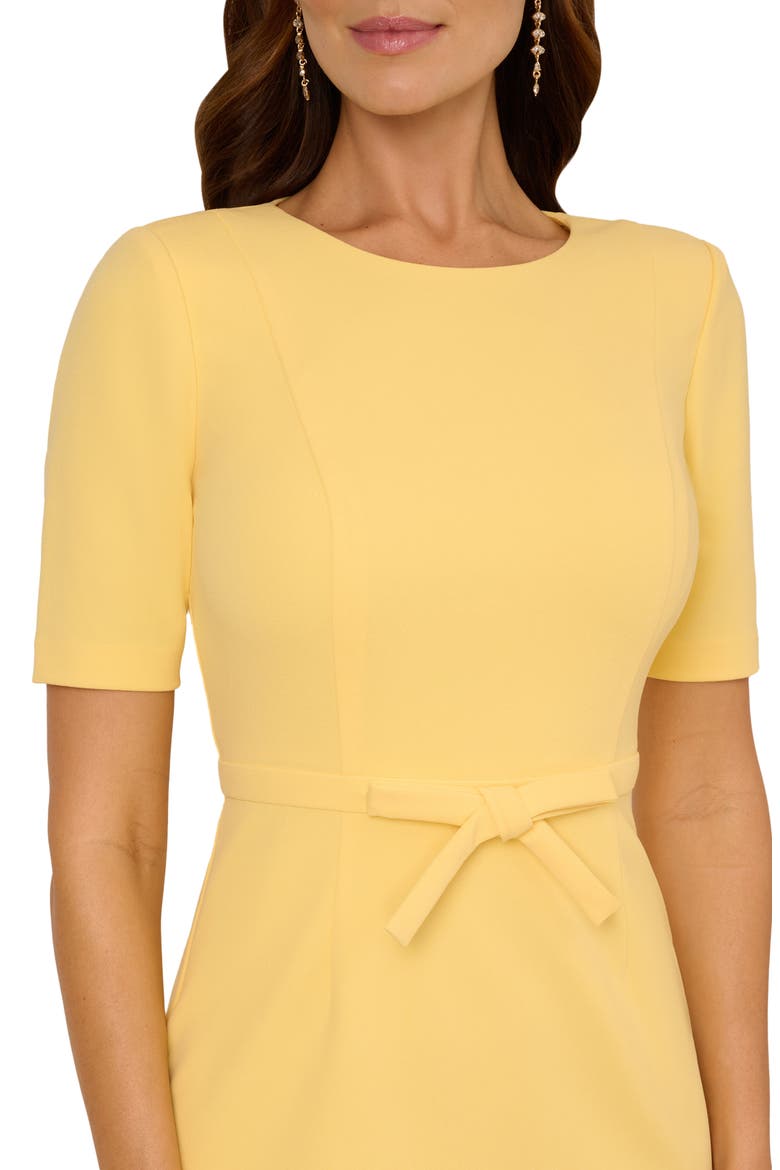 Bow Front Sheath Dress