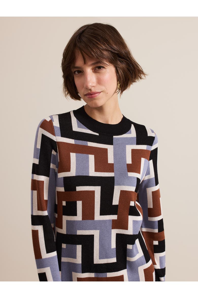 Brianna Crew Neck Knitted Dress