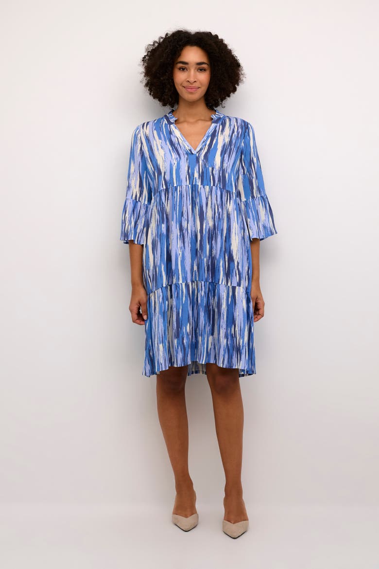 Arina 3/4 Sleeve A-Line Fit Dress